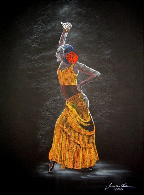 Flamenco Dancer Canvas Paintings page 6